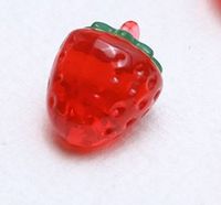 10 Pcs/package Cute Cherry Strawberry Resin Jewelry Accessories sku image 3