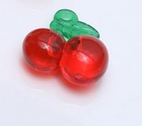 10 Pcs/package Cute Cherry Strawberry Resin Jewelry Accessories sku image 1