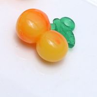 10 Pcs/package Cute Cherry Strawberry Resin Jewelry Accessories sku image 2