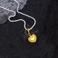 Elegant Heart Shape Copper Pendant Necklace main image 4