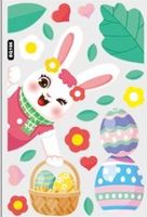 Cute Rabbit Plastic Wallpapers Wall Sticker sku image 1