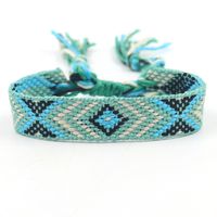 Ethnic Style Plaid Polyester Unisex Bracelets 1 Piece sku image 34
