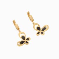 Stainless Steel 18K Gold Plated Simple Style Plating Butterfly Turquoise Bracelets Earrings Necklace main image 10