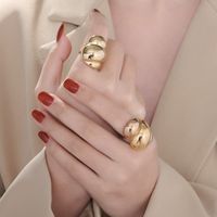 Stainless Steel 18K Gold Plated Fashion Geometric No Inlaid main image 3