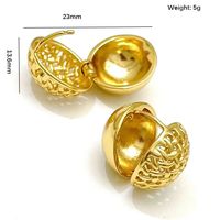 1 Pair Elegant Heart Shape Plating Inlay Copper Artificial Pearls 18k Gold Plated White Gold Plated Earrings main image 2