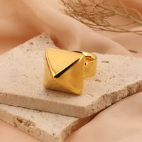 Stainless Steel 18K Gold Plated Fashion Geometric No Inlaid main image 6