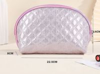 Classic Style Solid Color Pvc Square Makeup Bags sku image 3