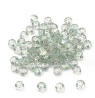 100 Pieces 4 * 7mm Hole 1~1.9mm Arylic Letter Number Beads sku image 21