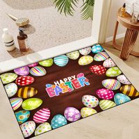 Easter Casual Vacation Letter Polyester Floor Mat main image 5