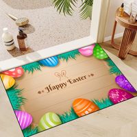 Easter Casual Vacation Letter Polyester Floor Mat main image 4