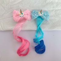 Kid's Cute Unicorn Cloth Bowknot Party Headpieces main image 3