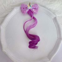 Kid's Cute Unicorn Cloth Bowknot Party Headpieces sku image 3