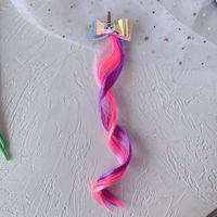 Girl's Cute Unicorn Plastic Hair Clip sku image 6