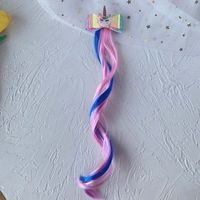 Girl's Cute Unicorn Plastic Hair Clip sku image 4