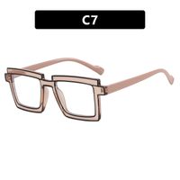 Exaggerated Punk Stripe Pc Square Full Frame Optical Glasses sku image 7