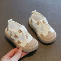 Kid's Casual Cartoon Solid Color Round Toe Canvas Shoes sku image 23