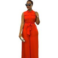 Women's Daily Casual Streetwear Solid Color Full Length Jumpsuits main image 2
