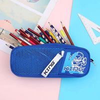 Letter Polyester Learning School Vintage Style Pencil Case main image 3