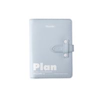 1 Piece Letter Learning School Pu Leather Casual Vacation Notebook main image 5