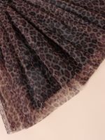 Süß Einfacher Stil Leopard Baumwolle Mädchen Kleider main image 4