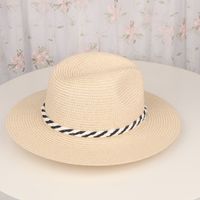 Women's Simple Style Classic Style Commute Solid Color Printing Flat Eaves Sun Hat sku image 2