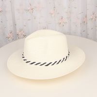 Women's Simple Style Classic Style Commute Solid Color Printing Flat Eaves Sun Hat sku image 3