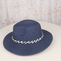 Women's Simple Style Classic Style Commute Solid Color Printing Flat Eaves Sun Hat sku image 4