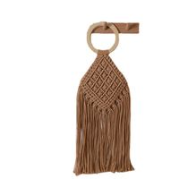 Women's Medium Polyester Solid Color Vintage Style Classic Style Square Open Straw Bag main image 4