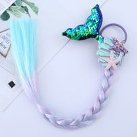 Girl's Cartoon Style Cute Starfish Shell Fish Tail Chemical Fiber Filament Hair Tie sku image 6
