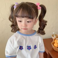Kid's Princess Cute Flower Bow Knot Cloth Hair Tie main image 3