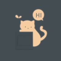 Cute Letter Cat Pet Luminous Sticker Wall Art sku image 3