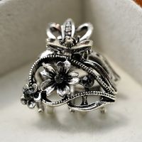 Women's Retro Flower Alloy Plating Hair Claws sku image 14