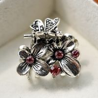 Women's Retro Flower Alloy Plating Hair Claws sku image 1