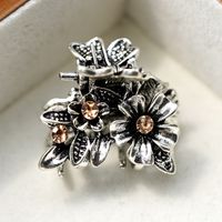 Women's Retro Flower Alloy Plating Hair Claws sku image 5