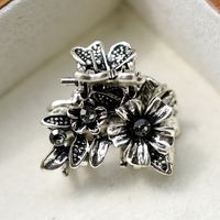 Women's Retro Flower Alloy Plating Hair Claws sku image 22