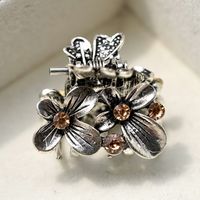 Women's Retro Flower Alloy Plating Hair Claws sku image 2