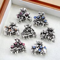 Women's Retro Flower Alloy Plating Hair Claws main image 2