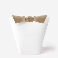 Solid Color White Cowhide Wedding Gift Wrapping Supplies sku image 1