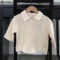 Basic Solid Color Cotton T-shirts & Shirts main image 1