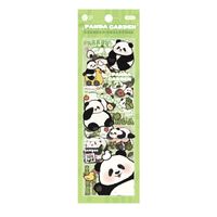 1 Pieza Dibujos Animados Panda Clase Aprendiendo Pvc Lindo Pastoral Pegatinas main image 4