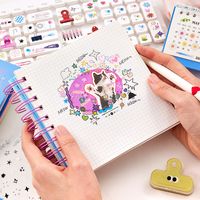 1 Piece Cartoon Round Dots Class Learning Pet Simple Style Stickers main image 2
