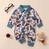 Cute Cattle Cotton Boys Clothing Sets sku image 5
