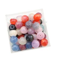 10 Pieces 11 * 8mm Hole 1~1.9mm Resin Apple Beads main image 4