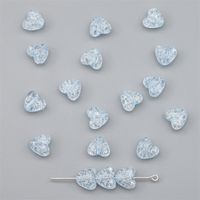 1 Set 10 * 9mm Hole 2~2.9mm Arylic Heart Shape Beads sku image 7