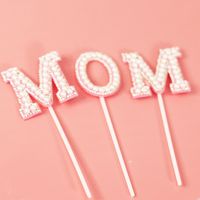 Mother'S Day Simple Style Classic Style Letter Plastic Cloth Paper Holiday Festival Decorative Props main image 4