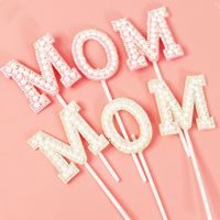 Mother'S Day Simple Style Classic Style Letter Plastic Cloth Paper Holiday Festival Decorative Props main image 1