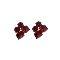 1 Pair Simple Style Classic Style Solid Color Artificial Crystal Alloy Ear Studs main image 5