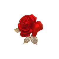 Lady Flower Artificial Gemstones Alloy Stoving Varnish Women's Corsage main image 4
