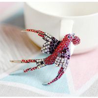 Pastoral Animal Alloy Rhinestone Unisex Brooches 1 Piece main image 5