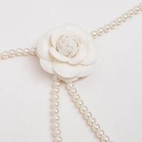 Elegant Flower Plastic Pearl Women's Chain Belts main image 6